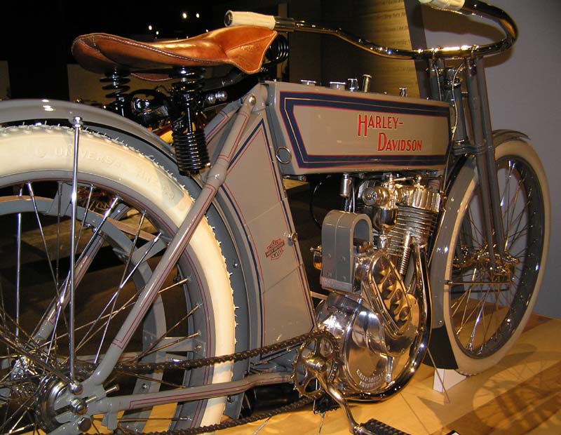 1911 年 Harley-Davidson Model 7D,博物馆藏品