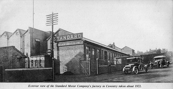 Standard Motor Company factory, Coventry (c. 1922)